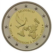 2 EURO 2013 Uno UNC Monaco